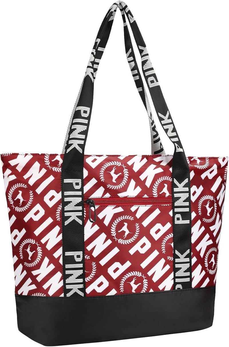 MOPERIL Travel Tote Bags for Women, Waterproof Beach Bag Spend the Night Bags for Women, Travel & Overnight Bag - Image 1